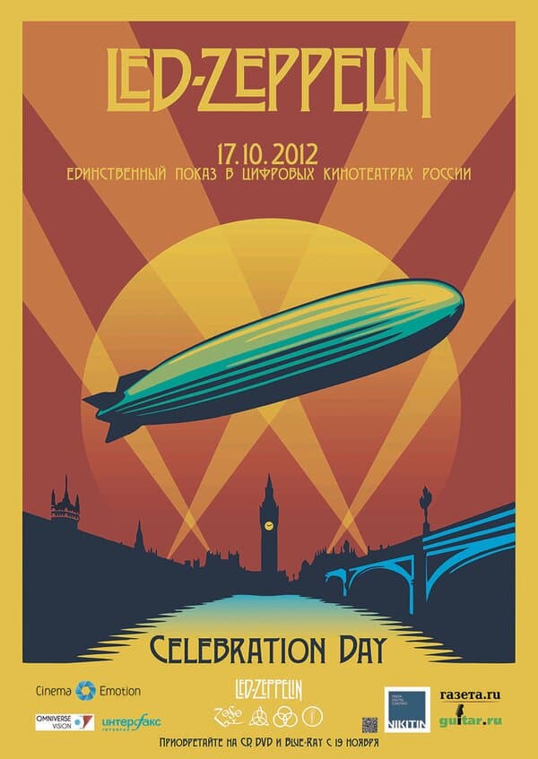 Постер к фильму Led Zeppelin «Celebration Day» 2012